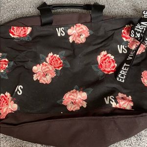 Victoria secret floral tote bag